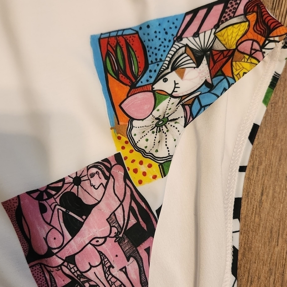 JAMES Peter Henry Swiminista Marvelous Art Toss One Piece Swimsuit - Picture 3 of 13